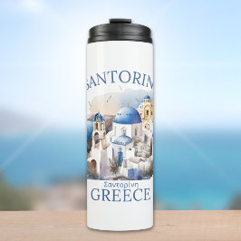 Santorini Greece Beautiful Island タンブラー