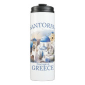 Santorini Greece Beautiful Island タンブラー (正面)