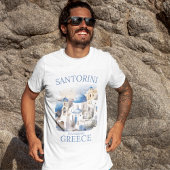 Santorini Greece Beautiful Landscape Tシャツ