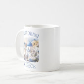 Santorini Greece Beautiful Paradise コーヒーマグカップ (正面左)