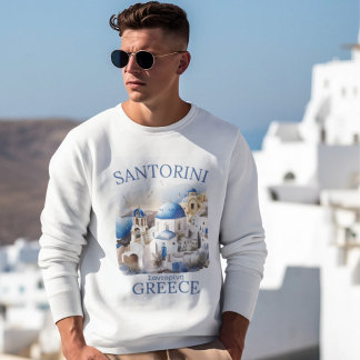 Santorini Greece Beautiful Paradise スウェットシャツ