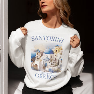 Santorini Greece Beautiful Paradise スウェットシャツ