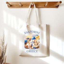 Santorini Greece Beautiful Paradise トートバッグ