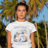 Santorini Greece Beautiful Paradise Tシャツ