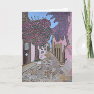 Santorini, Greece greeting card  シーズンカード