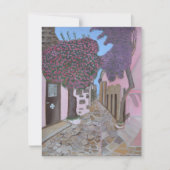 Santorini, Greece invitation card  招待状 (正面)