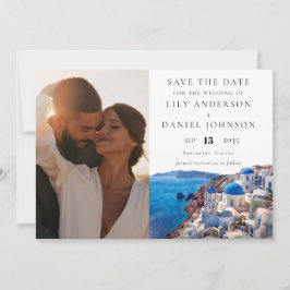 Santorini Greece Photo Destination Wedding セーブザデート