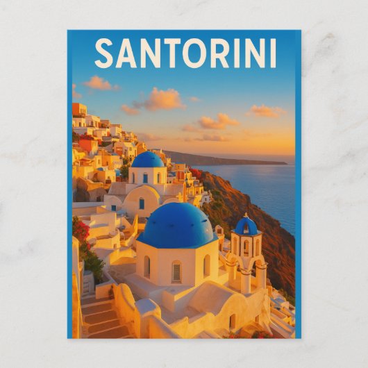 Santorini – Greece’s Island Paradise ポストカード (正面)