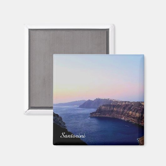 Santorini Greece Souvenir Magnet マグネット (正面/裏面)