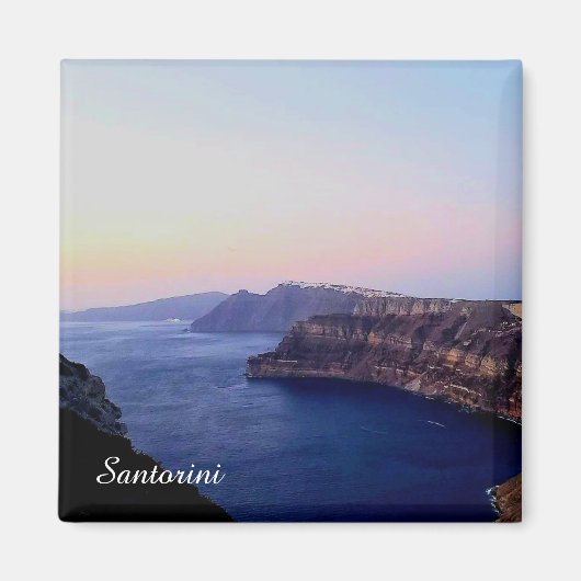 Santorini Greece Souvenir Magnet マグネット (正面)