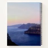 Santorini Greece Spiral Notebook ノートブック (裏面)
