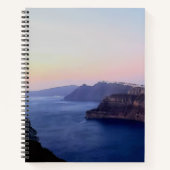 Santorini Greece Spiral Notebook ノートブック (正面)