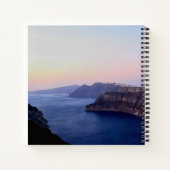 Santorini Greece Spiral Notebook ノートブック (裏面)