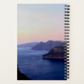 Santorini Greece Spiral Notebook ノートブック (裏面)