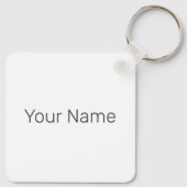 Santorini Greece Vintage Aegean Cyclades Island キーホルダー (裏面)