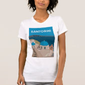 Santorini Greek Islands Tシャツ (正面)