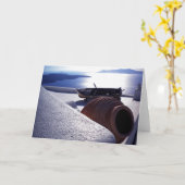 Santorini Greetingcard カード (黄色い花)