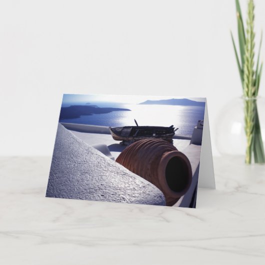 Santorini Greetingcard カード (正面)