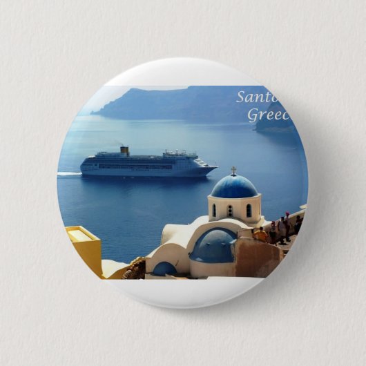 Santorini_Oia 缶バッジ (正面)