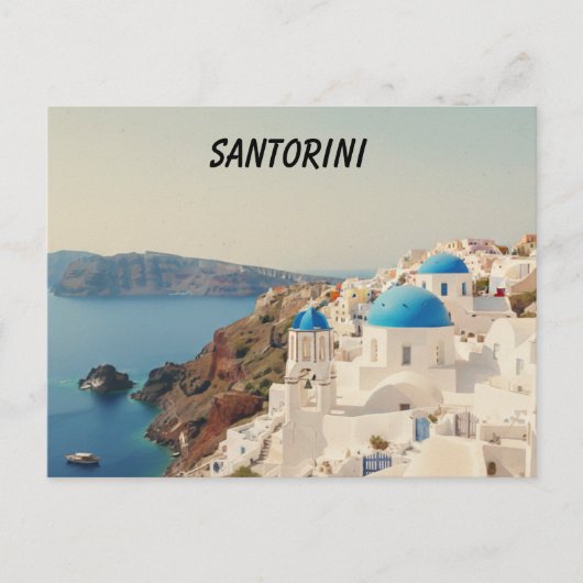 Santorini Postcard ポストカード (正面)