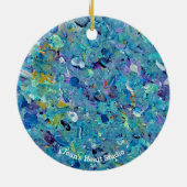 Santorini Seaglass Ornament セラミックオーナメント (裏面)