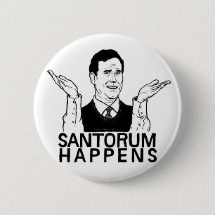 Santorumはボタン起こります 缶バッジ