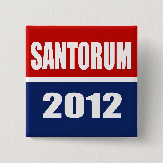 SANTORUM 2012年 缶バッジ (正面)
