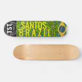 SANTOS BRAZIL スケートボード 7¾" デッキ (横)