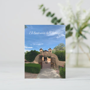 Santuario de Chimayo教会の写真カトリック ポストカード