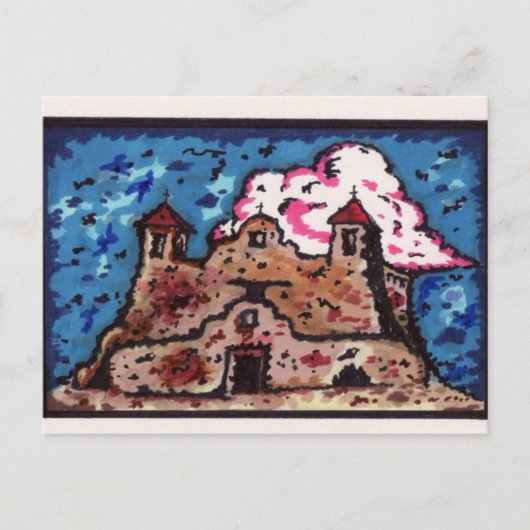 Santuario de Chimayo油性 ポストカード (正面)