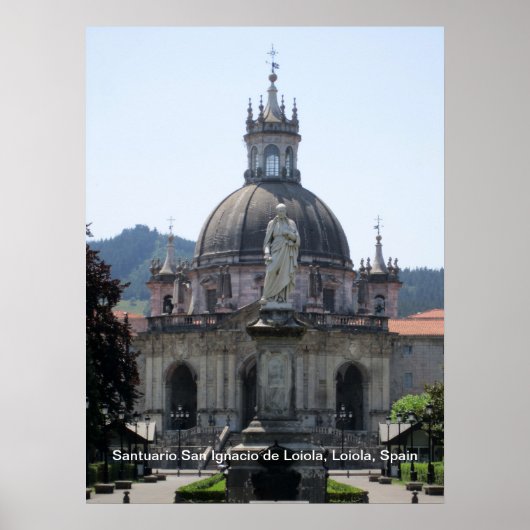 Santuario San Ignacio de Loiola，スペイン ポスター (正面)