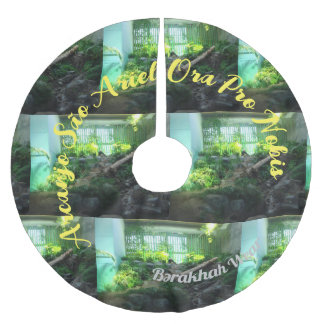 São Ariel PANDA Saio de arvore ブラッシュドポリエステルツリースカート