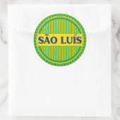 São Luís City Pride – Brazilian Identity ラウンドシール (バッグ)