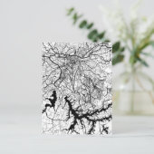 São Paulo Brazil Map ポストカード (スタンド正面)