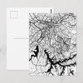 São Paulo Brazil Map ポストカード (正面/裏面)