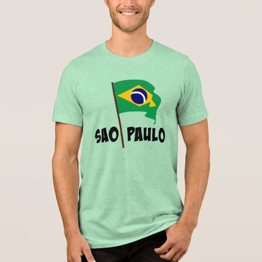 Sao Paulo, Flag of Brazil, トライブレンドＴシャツ (正面)