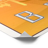 Sao Paulo vintage ポスター (角)