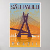 Sao Paulo vintage ポスター (正面)
