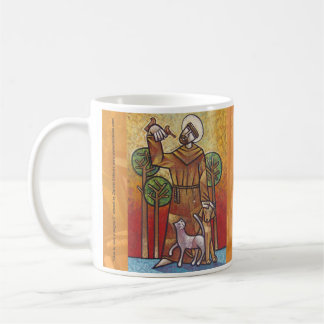 São Saint Francis of Assis Coffee Mug Cubist Relig コーヒーマグカップ