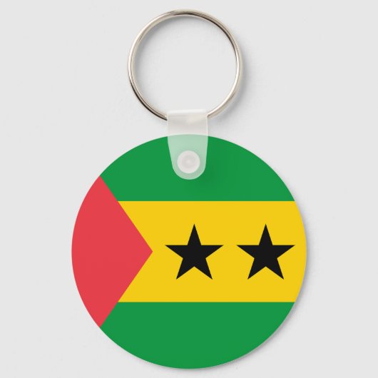 Sao Tome and Principe Flag キーホルダー (正面)