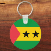 Sao Tome and Principe Flag キーホルダー (裏面)
