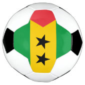 Sao Tome and Principe Flag サッカーボール (回転)