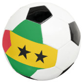 Sao Tome and Principe Flag サッカーボール (3/4)