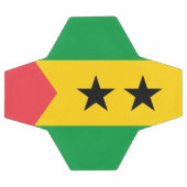 Sao Tome and Principe Flag サッカーボール (フラット)