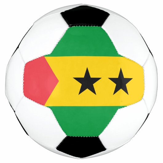 Sao Tome and Principe Flag サッカーボール (正面)