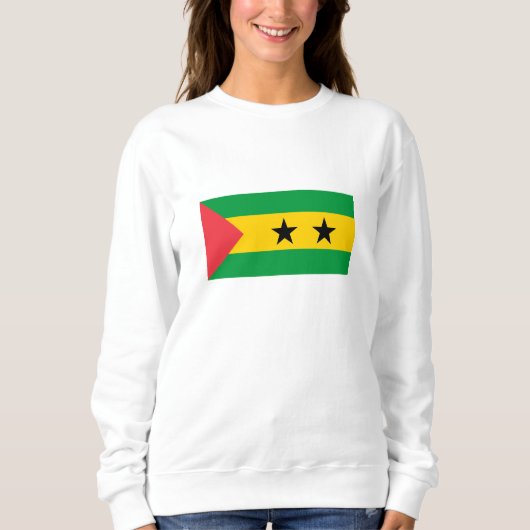 Sao Tome and Principe Flag スウェットシャツ (正面)