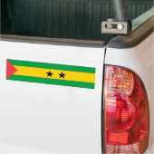 Sao Tome and Principe Flag バンパーステッカー (トラック上)