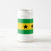 Sao Tome and Principe Flag ビールジョッキ (中央)