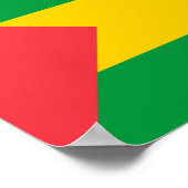 Sao Tome and Principe Flag ポスター (角)