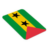 Sao Tome and Principe Flag マグネット (右側)